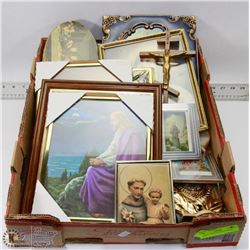 FLAT OF RELIGIOUS PICTURES & ICONS