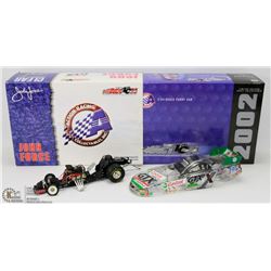 38) JOHN FORCE ACTION DIE CAST 2002 MUSTANG CLEAR