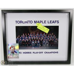 99) AUTHENTIC AUTOGRAPH TORONTO MAPLE  LEAFS