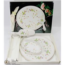 NEW MIKADO COLLECTION 2PC CAKE SERVING SET