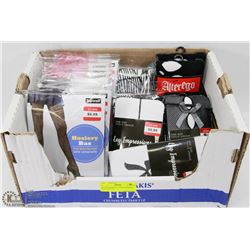 18 PACKAGES OF LADIES HOSIERY FITS 4'10"-5"9" ,