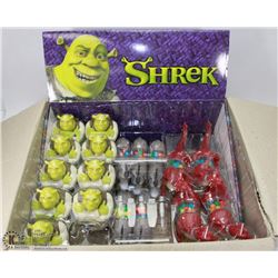 BOX OF SHREK ITEMS