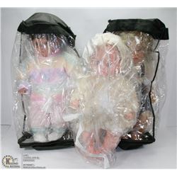 3 VINTAGE DOLLS ALL AROUND 30+ YEARS OLD.