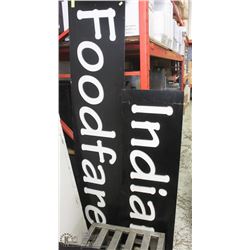 RESTAURANT HEAVY DUTY SIGN WITH LIGHT UP APPROX