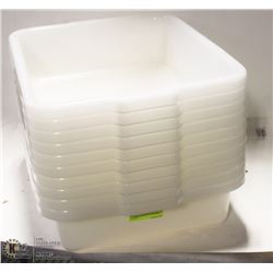 TOTE BOX - LOT OF 10 - NATURAL COLOUR