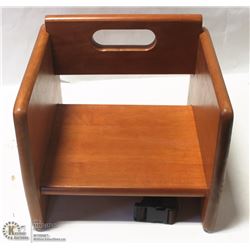 WALNUT BOOSTER SEAT - TABLECRAFT NEW
