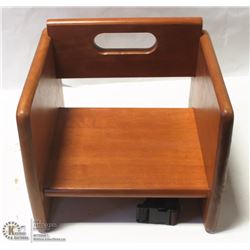 WALNUT BOOSTER SEAT - TABLECRAFT NEW