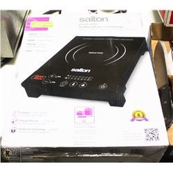SALTON BLACK PORTABLE INDUCTION COOKTOP