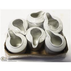 NEW STEELITE 2.5 OZ CREAMER (LOT OF 6)