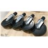 Image 1 : 5" WORK TABLE CASTORS - LOT OF 4
