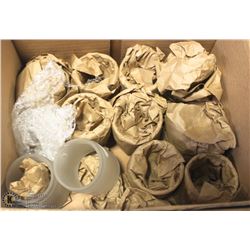 NEW CANDLE HOLDER BASE & TOP (LOT OF 11)