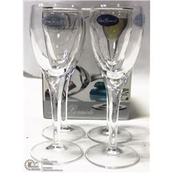 NEW MICHELANGELO 2 1/4 OZ LIQUEUR GLASS (LOT OF 4)