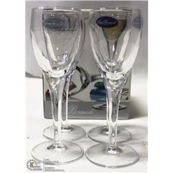 NEW MICHELANGELO 2 1/4 OZ LIQUEUR GLASS (LOT OF 4)