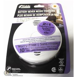 NEW KIDDE TALKING SMOKE AND CARBON MONOXIDE ALARM