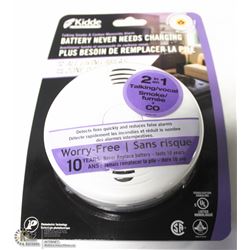 NEW KIDDE TALKING SMOKE AND CARBON MONOXIDE ALARM