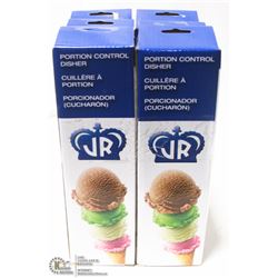 SET OF SIX PORTION SCOOPS