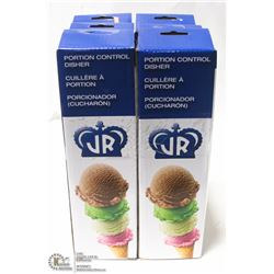 SET OF SIX PORTION SCOOPS