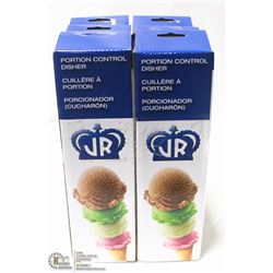 SET OF SIX PORTION SCOOPS