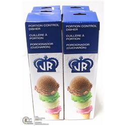 SET OF SIX PORTION SCOOPS