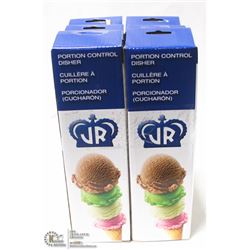 SET OF SIX PORTION SCOOPS