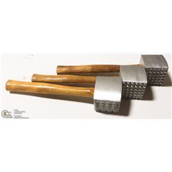 NEW MEAT MALLET TENDERIZERS - LOT OF 3