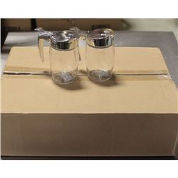 LOT OF 12 NEWCHROME SUGAR/SYRUP DISPENSER