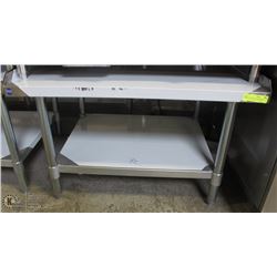 ME#05) 30"X36" S/S EQUIPMENT STAND WITH GALVANIZED