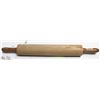 Image 1 : ME#14) ROLLING  PIN 15" WOODEN