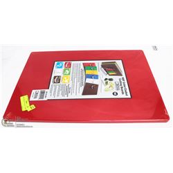 ME#18) BOARD-CUT 15X 20  - 1/2 RED