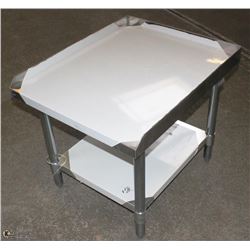 ME#08) 30"X24" S/S EQUIPMENT STAND WITH GALVANIZED