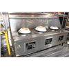 Image 2 : 84" IMPERIAL 3-BURNER WOK RANGE- 330,000 BTU'S