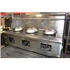 Image 8 : 84" IMPERIAL 3-BURNER WOK RANGE- 330,000 BTU'S