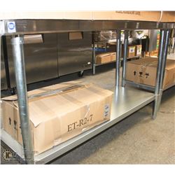 NEW ICB STAINLESS STEEL TABLE 5'W X 24"D X 34"H