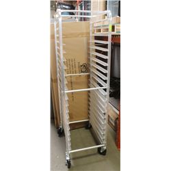 NEW ALUMINUM 20 PAN BUN RACK