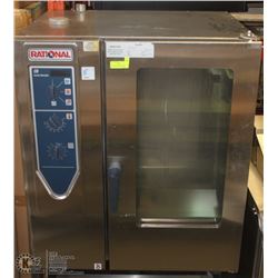 RATIONAL COMBI STEAM AND CONVECTION OVEN ON STAND