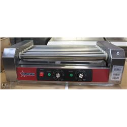OMCAN 7 ROLLER HOTDOG ROLLER & SNEEZE GUARD