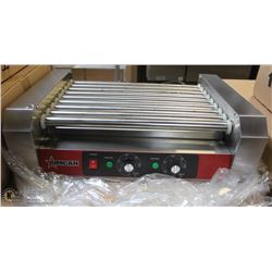 OMCAN 9 ROLLER HOTDOG ROLLER & SNEEZE GUARD