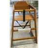 Image 1 : WOODEN HIGH CHAIR