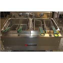 GARLAND COUNTERTOP ELECTRIC DOUBLE DEEPFRYER W/