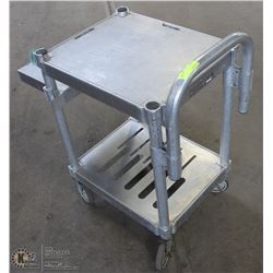 S/S FOOD SERVICE CART-2 TIER