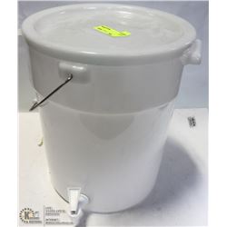 20 QT CIRCULAR COMMERCIAL BIN W/