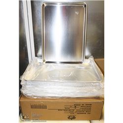 CASE OF - 1/2 SIZE BUN PANS ALUMINUM