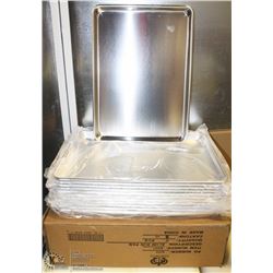 CASE OF - 1/2 SIZE BUN PANS ALUMINUM