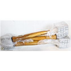 NEW MEAT MALLET TENDERIZERS - LOT OF 3