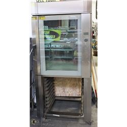 BIZERBA  UPRIGHT SWINGING GLASS DOOR STAINLESS