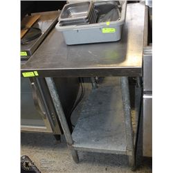 2 TIER STAINLESS STEEL PREP TABLE