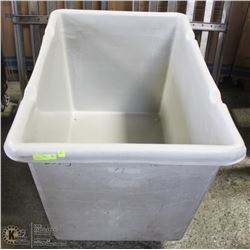 LARGE BIN ON WHEELS 28"X40"X32"H.