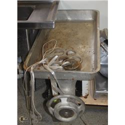 GLOBE STIMPSON SINGLE PHASE MEAT GRINDER, 200V,