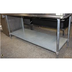 72"X30"X33.5" DUKE STAINLESS STEEL COMMERCIAL PREP