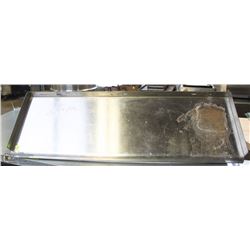 36"X12" STAINLESS STEEL WALL SHELF